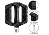 ROCKBROS Bike Pedals Nylon Fiber 9/16" Cycling Wide PlatformFlat Pedals 24-2-552