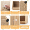 5-Cubby Kids Toy Storage Organizer Wooden Children Bookcase Bookshelf Cabinet