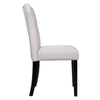2 4 Dining Chairs Leather Velvet Linen Fabric High Back For Home Commercial Shop