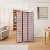 Home 3 Panel Folding Room Dividers Wall Privacy Screen Panels Plaid Separator