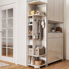 Tall Corner Cabinet Storage Living Room Bedroom Slim Storage Display Cupboard
