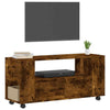 Camerina TV Cabinet Smoked Oak 102x34.5x43 Engineered Wood,TV Stand T4S9