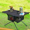 Camping Folding Table Picnic Table Fishing Desk for Travel Hiking BBQ 60x40CM