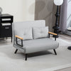 Click Clack 2 Seater Sofa Bed for Living Room, Guest Room, Light Grey