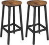 Counter Chair, Bar Stools Set of 2, Woodgrain Style, Fashionab