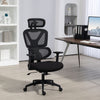 Mesh Office Chair Swivel Desk Chair with Adjustable Height Lumbar Support Black