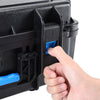 Outdoor Travel Trolley Case Foam Protective Tools Storage ABS Plastic Box +Wheel