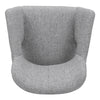 2Pcs Upholstered Kitchen Chairs w/ Hollow Back Dining Room Armrest Side Chairs