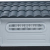 XL Weatherproof Pet House Plastic Dog Kennel Indoor Outdoor Animal Shelter +Door