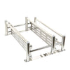 Stainless Steel Double Chrome Towel Rail Holder Wall Mounted Bathroom Rack Shelf