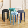 Set of 10 Plastic Stacking Stools Space Saving Stackable Kitchen Dining Chairs