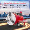 12V Battery Powered Kids Ride On Plane Car Toy Toddlers Electric Airplane