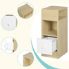 Bedside Table with Drawer Storage Nightstand Cabinet Tea Sofa End Table Bedroom
