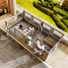XXL Large Dog Playpen Cage Pet Whelping Box Clear Newborn Puppy Safe Fence Doors