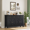 Sideboard Storage Cabinet White 2 Large Drawers 4 Doors Kitchen Living Room Unit