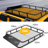 Car Roof Rack Basket Truck Cars Cargo Top Luggage Carrier w/ Wind Shield Fence