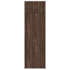 Storage Cabinet Brown Oak 70x42.5x225 Engineered Wood F5M0