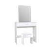 Modern Dressing Table Makeup Desk w/Sliding Mirror Shelves & Drawer Wooden Gifts