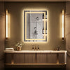 Memory Function LED Bathroom Mirror Vanity Mirror Horizontal&Vertical Multi Size