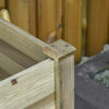Raised Garden Bed with Legs and Storage Shelf Elevated Wooden Planter Box