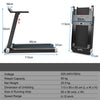 Foldable Electric Treadmill with APP Control & LED Display-Silver
