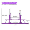 Double Horizontal Gymnastics Training Bar Height Adjustable Parallel Gym Bars
