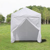 2X2 m White Pop-up Gazebo Marquee Canopy Outdoor Waterproof Garden Tent