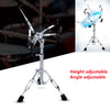 UK Snare Drum Stand Foldable Double Braced Tripod Adjustable Height 400mm-550mm