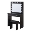 LED Dressing Table Mirror Makeup Dresser Photography Play Storage Bedroom Show