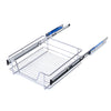 Kitchen Pull Out Drawer Cabinet Glide Organizer Metal Wire Storage Basket Shelf