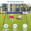 A-Frame Large Metal Swing Stand 300 kg Outdoor Heavy Duty Steel Swing Frame