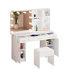 Dressing Table with LED Lights Mirror Vanity Set Makeup Storage Drawer Desk UK