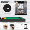 Billiards Pool Cue Rack Wall-Mounted Pool Stick Holder Holds Billiards Equipment