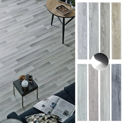 5m² Floor Planks Tiles Self Adhesive Wood Effect Vinyl Flooring Kitchen Bathroom