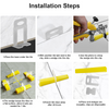 1000-4000PCS Tile Leveling Flooring Plier Kit Spacer System Tool Clips & Wedges