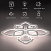 LED Crystal Ceiling Light Semi Flush Mount Ceiling Lamp With RGB Backlight Nsdpg