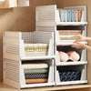 4x Stackable Wardrobe Drawer Units Organizer Clothes Closet Storage Basket Boxes