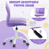 Ergonomic Children Study Chair Kids Desk Chair Adjustable Mesh Chair-Purple