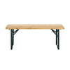 3Pcs Wooden Portable Folding Picnic Beer Bench Table Trestle Pub Patio Outdoor