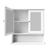 Bath Bathroom Cabinet 4 Drawer Floor Storage Cupboard Wooden Storage Unit White