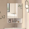 Corner Bathroom Mirror Cabinet With Storage Wall Mounting For Bathroom Modern