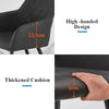 Set of 2 Faux Leather Dining Chairs Diamond Seat with Hole Design Modern Chair