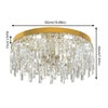 LED Crystal Chandelier Ceiling Light Pendant Light Living Room Bedroom 48W UK