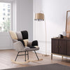 Sofa Rocker Armchair Padded Seat Comfy Lounge Rocking Chair Bedroom Apartment