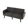 Modern Sleeper Sofa Convertible Sofa Bed Adjustable Couch Loveseat Grey