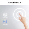 LED Bathroom Mirror Touch Sensor Illuminated Light with Demister Wall Mounted