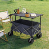 Foldable Trolley Garden Heavy Duty Cart Wagon Beach Camping Truck Off-Road Carts