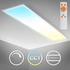 LED Panel Ceiling Light CCT Remote Control Dimmable Living Room Hallway