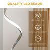 Modern Spiral Floor Lamp Dimmable Standing Lamp for Living Room Bedroom Office