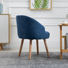 Set of 2 Accent Tub Chairs Occasional Lounge Sofa for Living Room Bedroom Blue